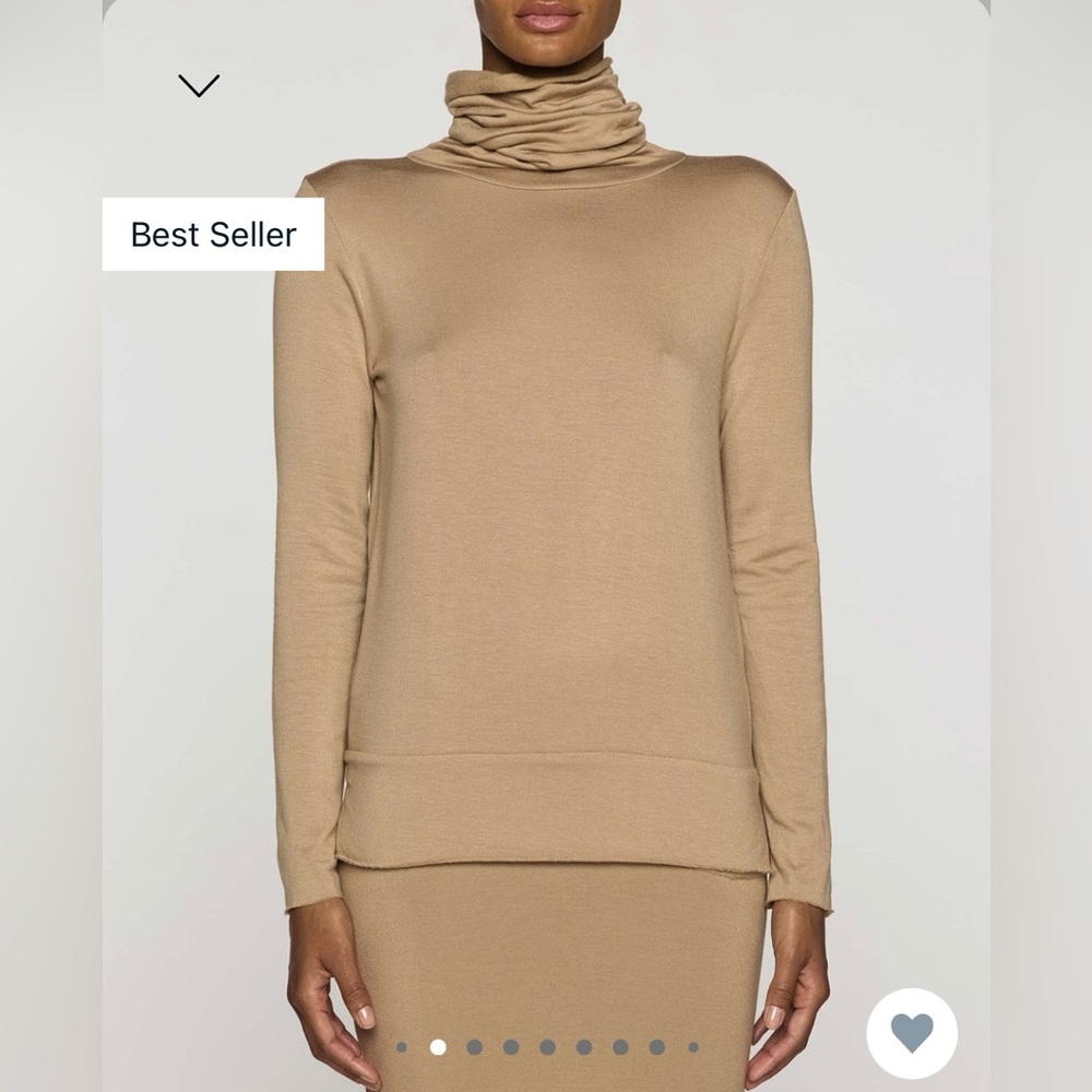 The Turtleneck- BLEUSALT- sz 0, camel